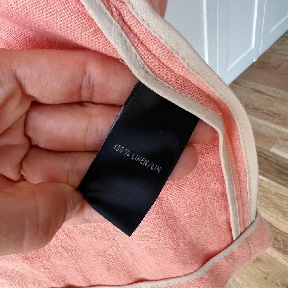 LAFAYETTE 148 Peach Linen Blazer Jacket sz. 2 - Picture 5 of 10